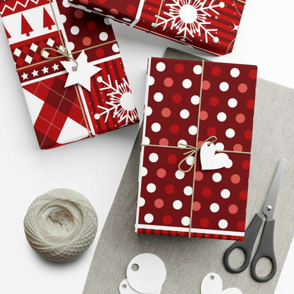Elegant Customizable Christmas Gift Wrap - Premium Matte & Satin Finishes Made in the USA