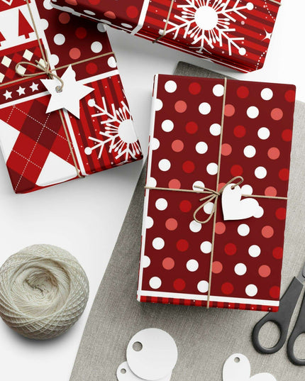 Elegant Customizable Christmas Gift Wrap - Premium Matte & Satin Finishes Made in the USA