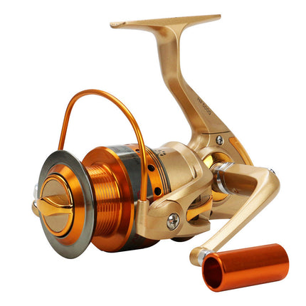 Metal Head Rocker Fishing Reel Fishing Reel Spinning Wheel Sea Rod Whe
