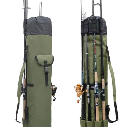 Multi-functional fishing rod package