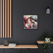 Elegant Black Frame Valentine Canvas Wall Art