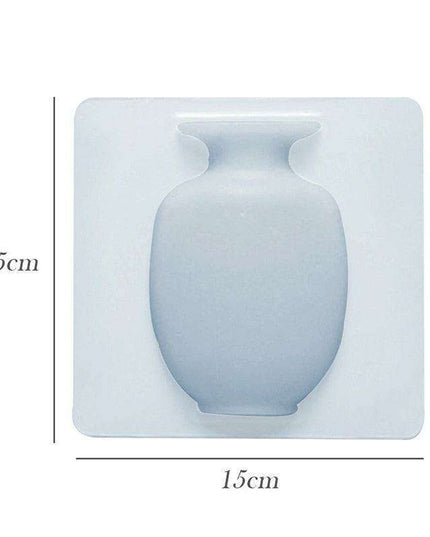 Sleek Modern Floral Wall Vase - Enhance Your Interior Aesthetics