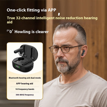 Wireless In-Ear Sound Amplifier for Seniors, Rechargeable | Très Elite