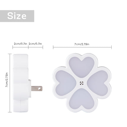 Plug In Night Light With Inductive Sensor Automatic Night Lighting Warm Light