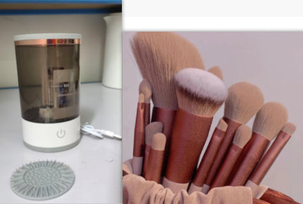 Women Eye Shadow Brush Cleaning Tool Portable Electric Makeup Brush Cl