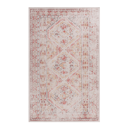 Naar 9X12 Washable Non-Slip Area Rug, Kid & Pet Friendly, Beige