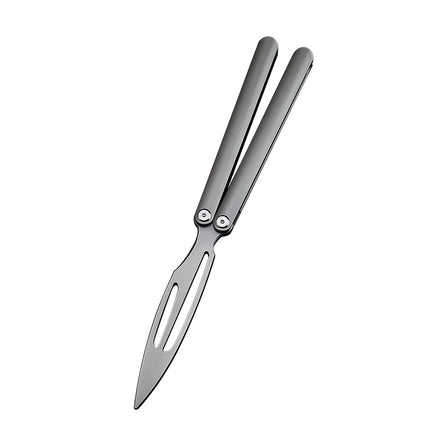 Titanium Alloy Butterfly Knife Folding Unopened Fancy Hand Knife