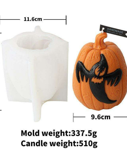 Eerie Halloween Candle and Lantern Silicone Mold Set for Chilling Home Accents