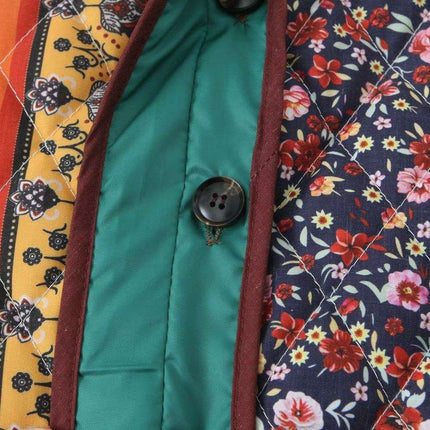 Chic Vintage Cotton Puffer Coat - Timeless Winter Style