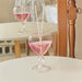 Elegant Plum Glass Vase: Versatile Aromatherapy and Hydroponic Decor Piece