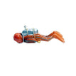 Colorful (Orange) Diver+Line+Floating Ball