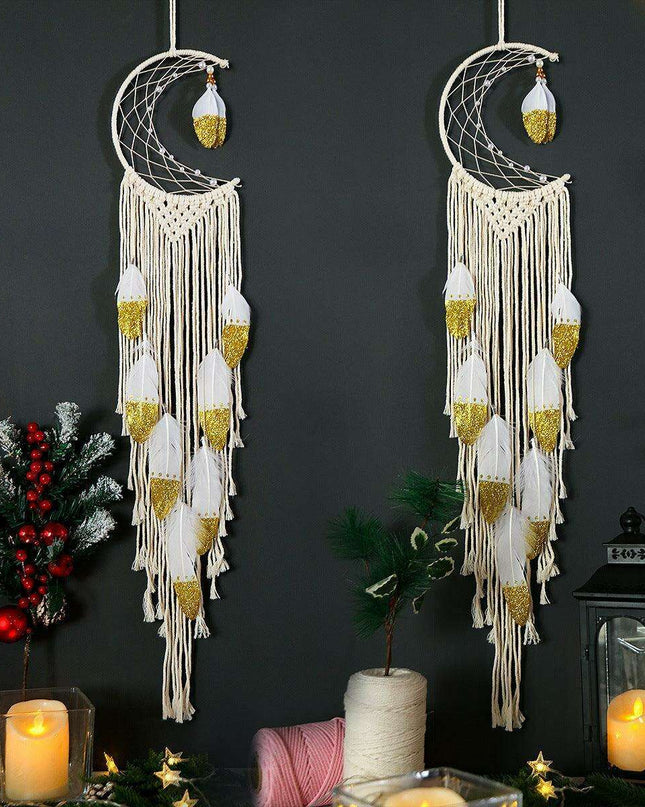 Elegant Handcrafted Cotton Tassel Wall Hanging for Stylish Home Decor