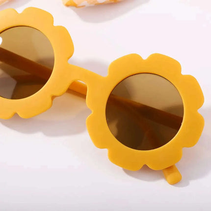 3Pcs/Set Newborn Print Bowknot Headbands and Cute Round Sunglasses - Très Elite