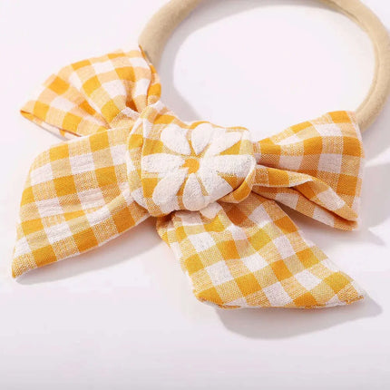 3Pcs/Set Newborn Print Bowknot Headbands and Cute Round Sunglasses - Très Elite