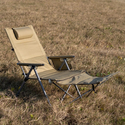 Outdoor Folding Recliner Chair – High Back, Portable & Comfort