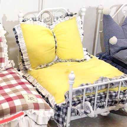 Hanging Swing Cradle Pet Bed — Iron Frame, M & L