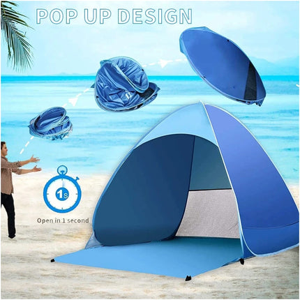 Peekaboo Studio UV-Resistant Waterproof Pop-Up Beach Tent for Camping