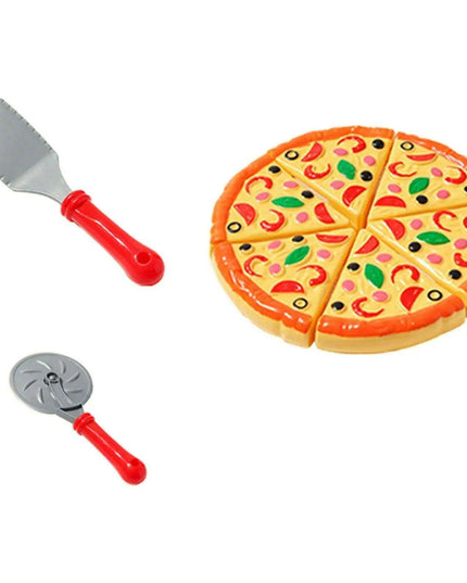 Creative Pizza Slice Cutting Play Set for Kids' Imaginative Learning and Fun