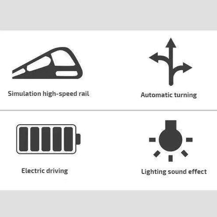 Electric Harmony Express Train Set - Premium Railway Experience for Junior Engineers