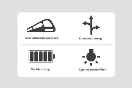 Electric Harmony Express Train Set - Premium Railway Experience for Junior Engineers