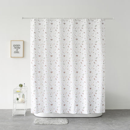 Hot Sale Nordic Style Waterproof Shower Curtain Cross-border Toilet Bl
