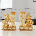 Golden Ceramic Vase Set - Enhance Your Space