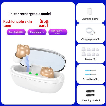 Rechargeable BTE Hearing Amplifier — Single or Bilateral Pair | Très Elite