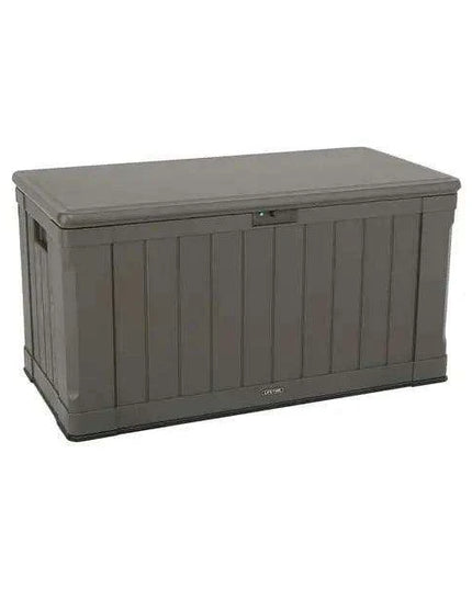 116 Gallon Stylish Desert Sand Outdoor Storage Container - Durable and Weather-Resistant