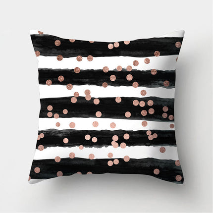 Leather Velvet Pillowcase Sofa Cushion Cover