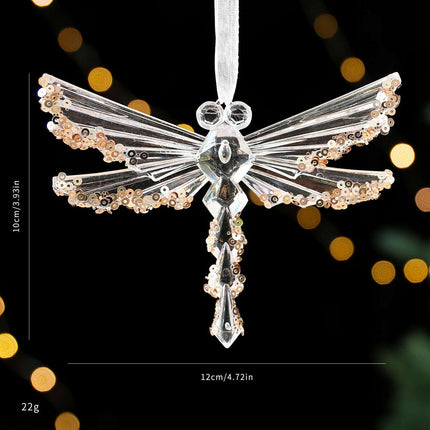 Christmas Decorations Sequined Acrylic Pendant