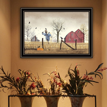 Billy Jacobs After The Harvest Black Framed Wall Art - Multicolor Prin