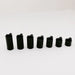 7-Piece Acrylic Ring Display Stand Set with Varying Heights for Jewelry Showcase and Photography