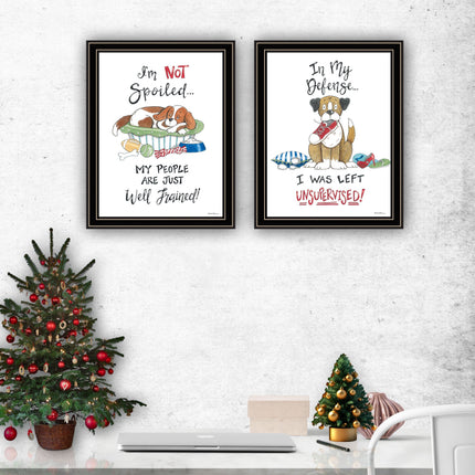 Deb Strain 2-Piece Black Framed Wall Art Set - Unsupervised Design, Mu