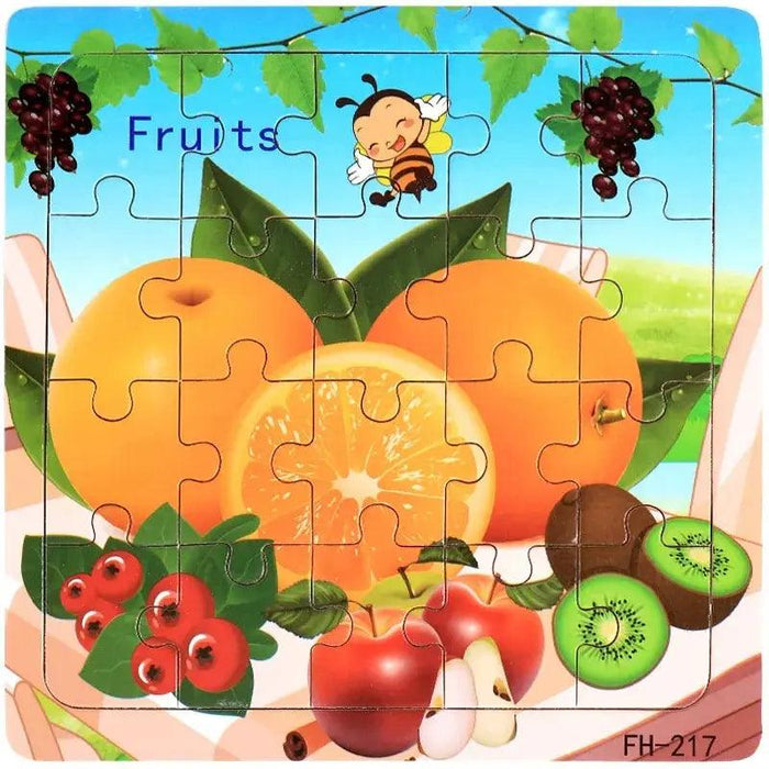 Montessori Interactive 3D Wooden Puzzle - Engaging Learning Toy for Young Adventurers