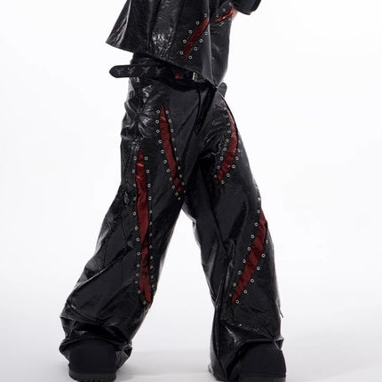 Peekaboo Studio Dark Sleeveless Hooded Vest Coat with Pockets & Zip Cl
