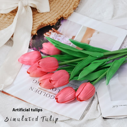 Peekaboo Studio Tulip Artificial Flower Arrangement - Realistic & Vibr