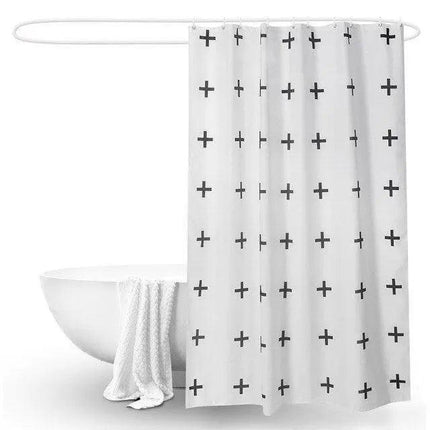 Artistic 3D Waterproof Shower Curtain with Striking Visuals
