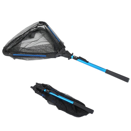 1Pc Foldable Fishing Net With Aluminum Alloy Rod EVA Handle Durable 5M