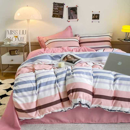Peekaboo Studio Washed Cotton Double Bed Quilt Cover - Soft & Breathab