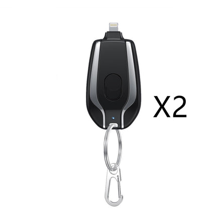 1500mAh Mini Power Emergency Pod Keychain Charger With Type-C Ultra-Co