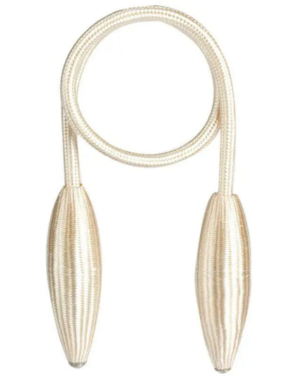 Versatile Plush Alloy Curtain Tiebacks with Adjustable Ropes for Heavy Drapes