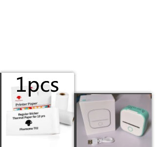 Portable Mini Thermal Label Printer Home Photo Printer Student Wrong Q
