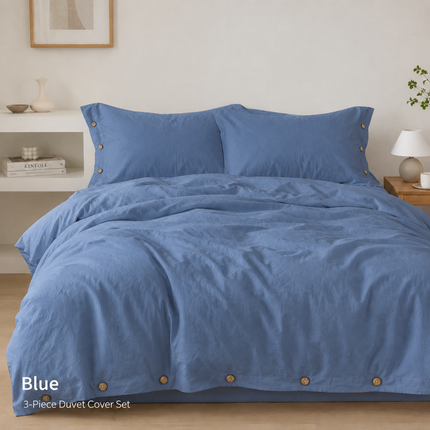 Solid Twist 100% Cotton Duvet Cover Set — 3-Piece Bedding Set Duvet Covers 3pcs-100-cotton-bedding-set-double-duvet-cover-set-220x240-solid-twist-cotton-king-size-bedding-set-quilt-cover-set Home & Garden > Linens & Bedding > Bedding > Duvet Covers