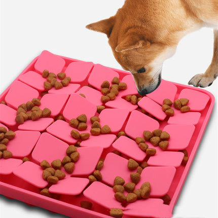 Peekaboo Studio Licking Plate for Cats & Dogs - Slow Feeding Design