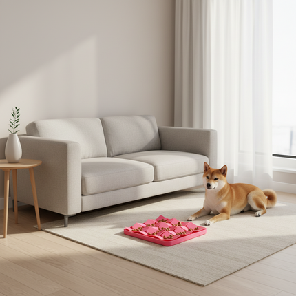 Peekaboo Studio Licking Plate for Cats & Dogs - Slow Feeding Design