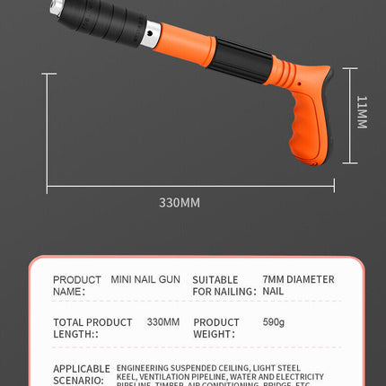 Peekaboo Studio Woodworking Air Nailer - Manual, 4 Gears Power Gun