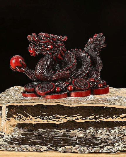 Fortune Dragon Resin Decor for Home & Office