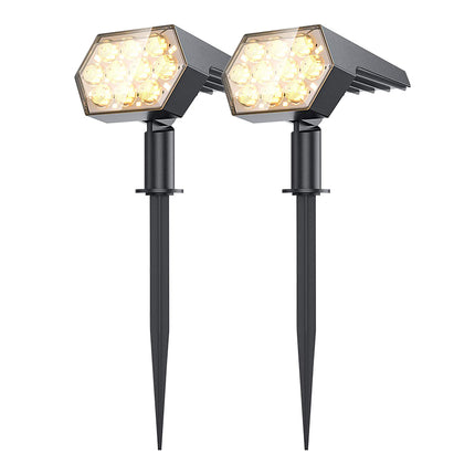 Peekaboo Studio Solar Spotlight - 92 LED, IP67 Waterproof, Bright Illu
