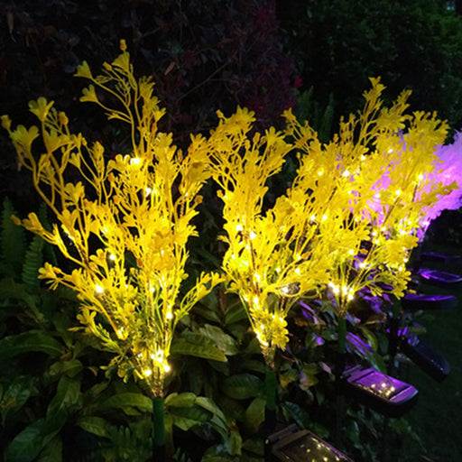 LED Solar Garden Lanterns — Pastoral Flower Design