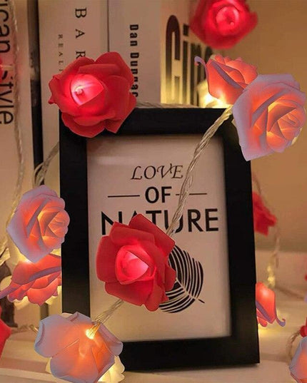 Enchanted Rose Glow: 3m LED Fairy Lights for Valentine's Day